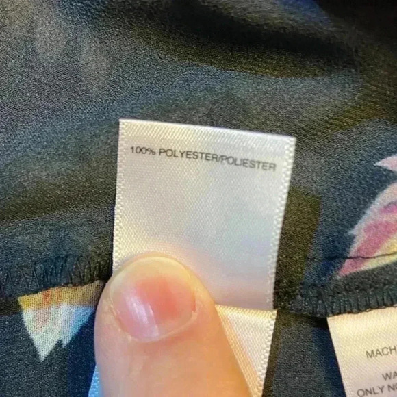 RACHEL Rachel‎ Roy Layla Top SMALL Floral Asymmetrical Ruffled Feminine Career - Picture 6 of 11